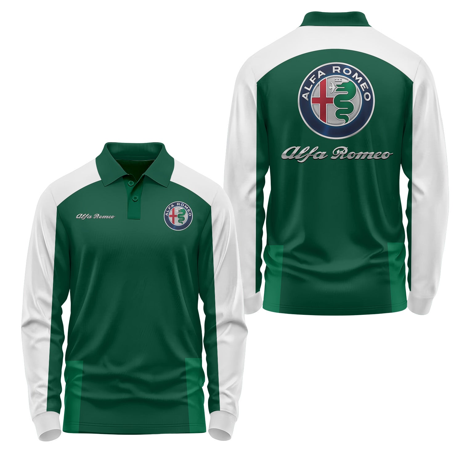 Alfa Romeo Long Sleeve Polo USPL659