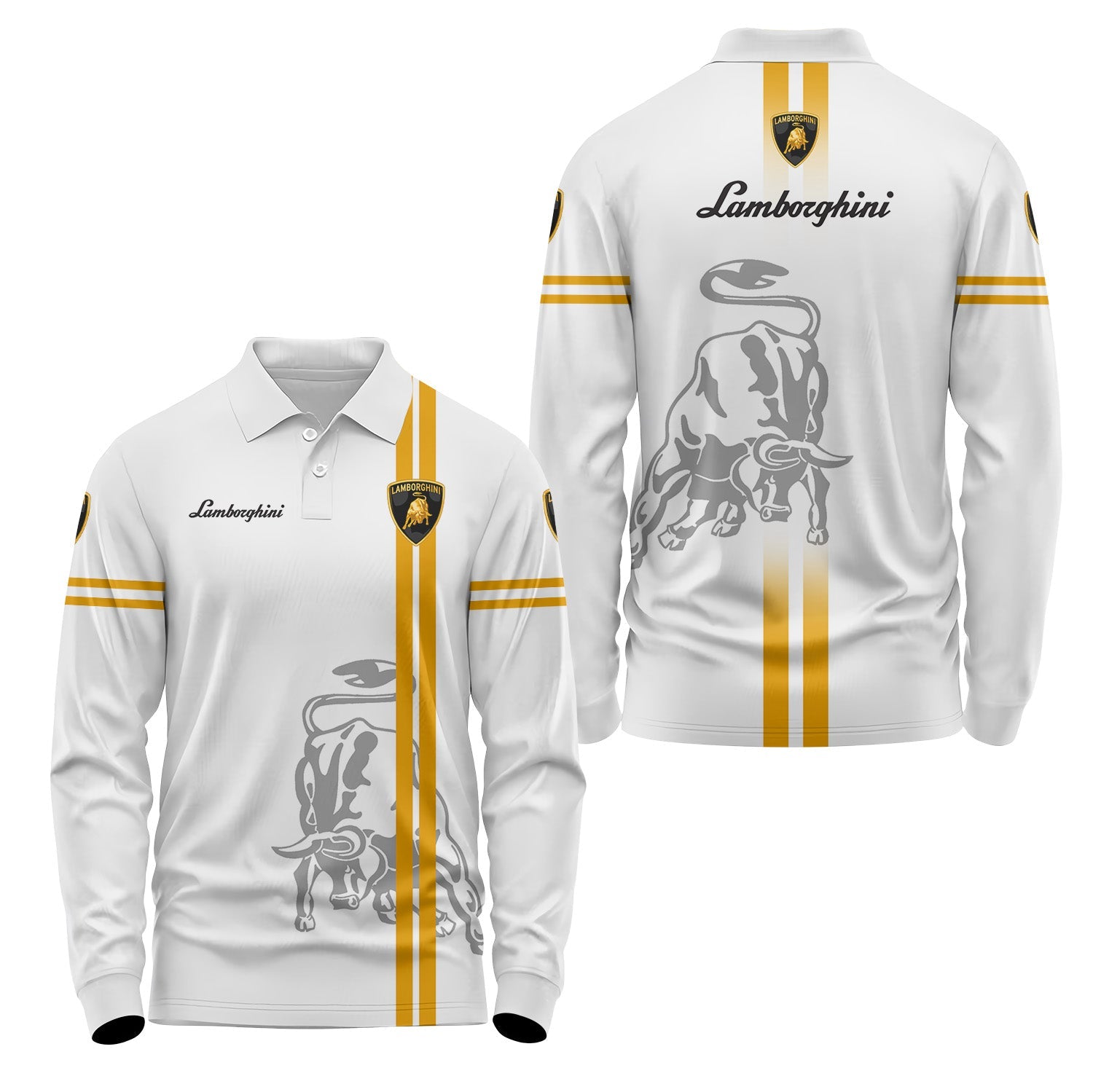 Lamborghini Long Sleeve Polo USPL666