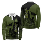 Jeep Long Sleeve Polo USPL414