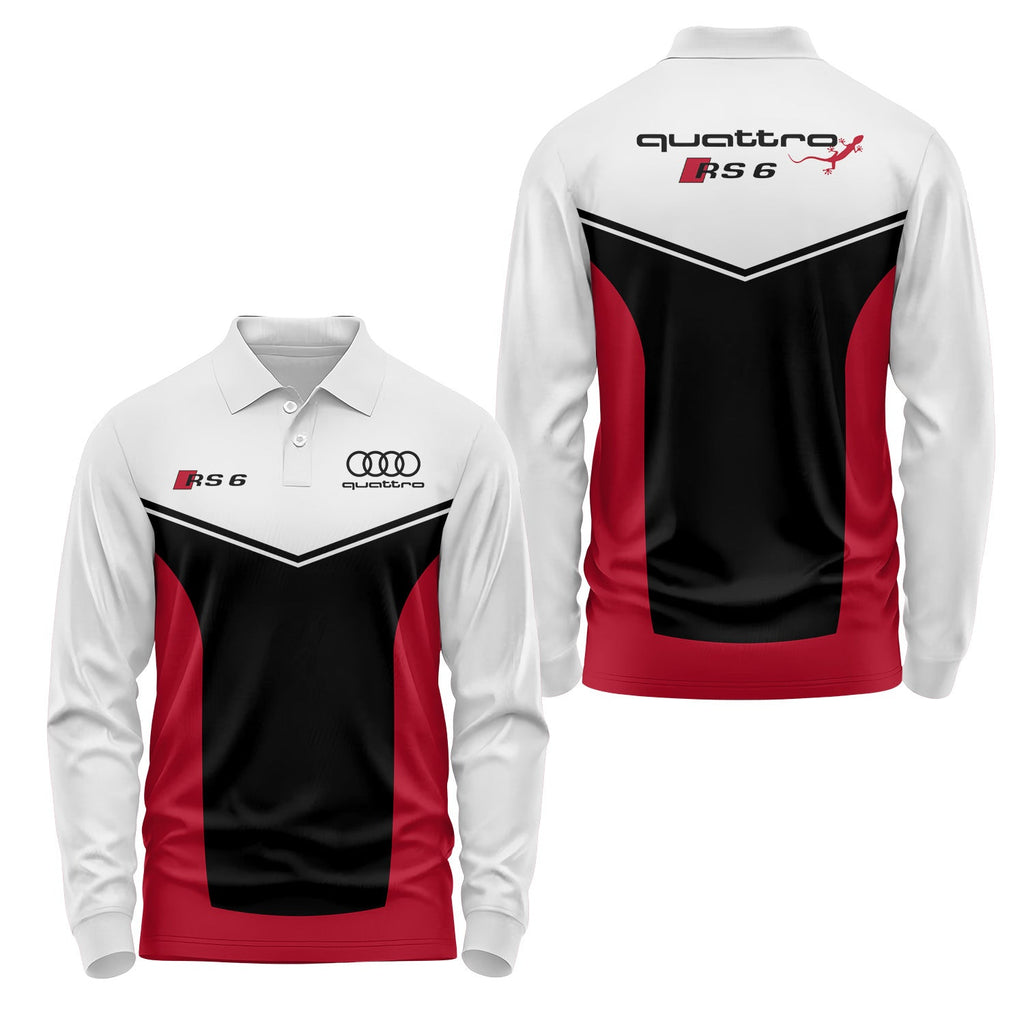 Audi Long Sleeve Polo USPL755