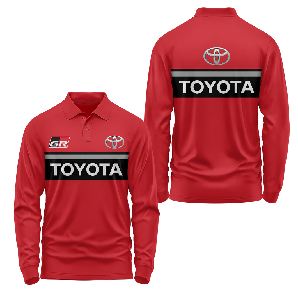 Toyota Long Sleeve Polo USPL866