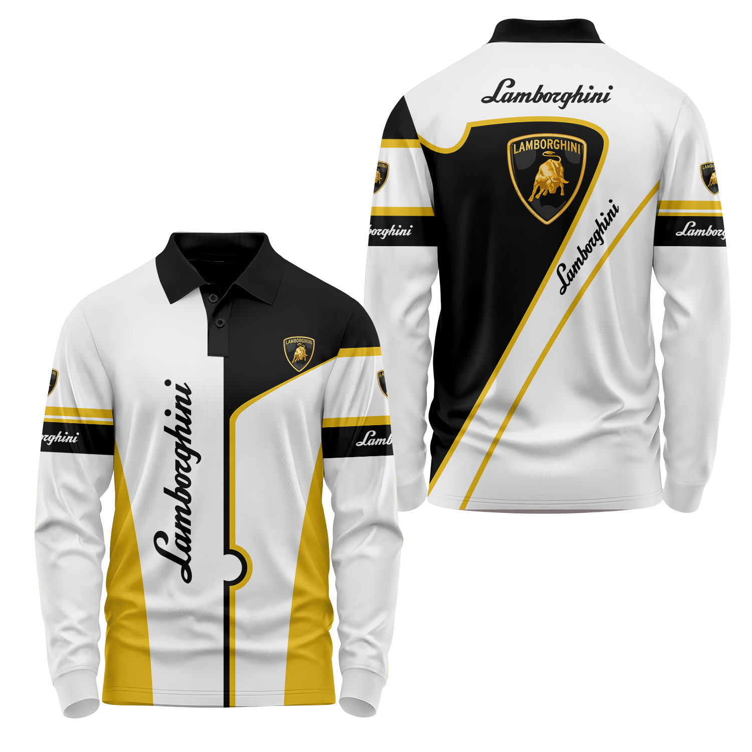 Lamborghini Long Sleeve Polo USPL717