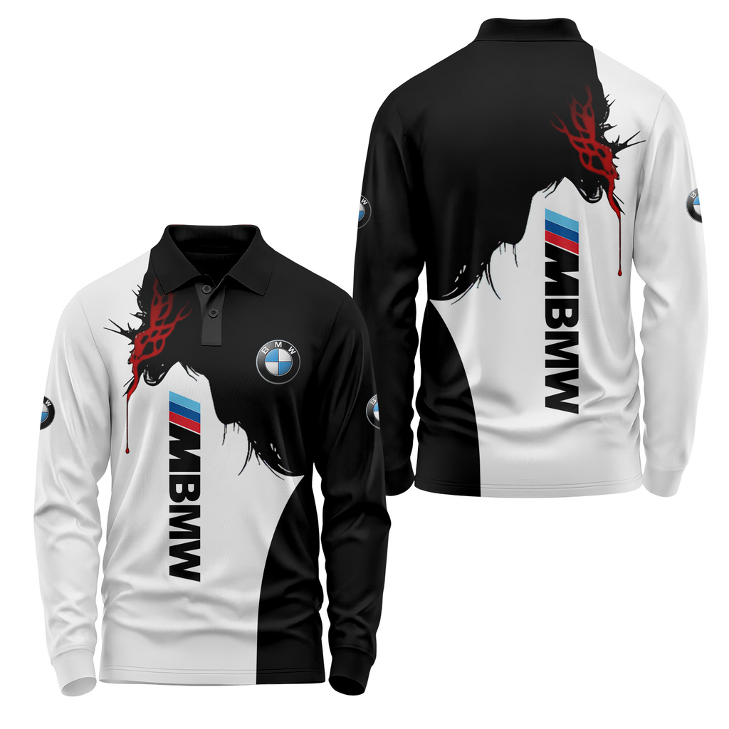 BMW Long Sleeve Polo USPL584