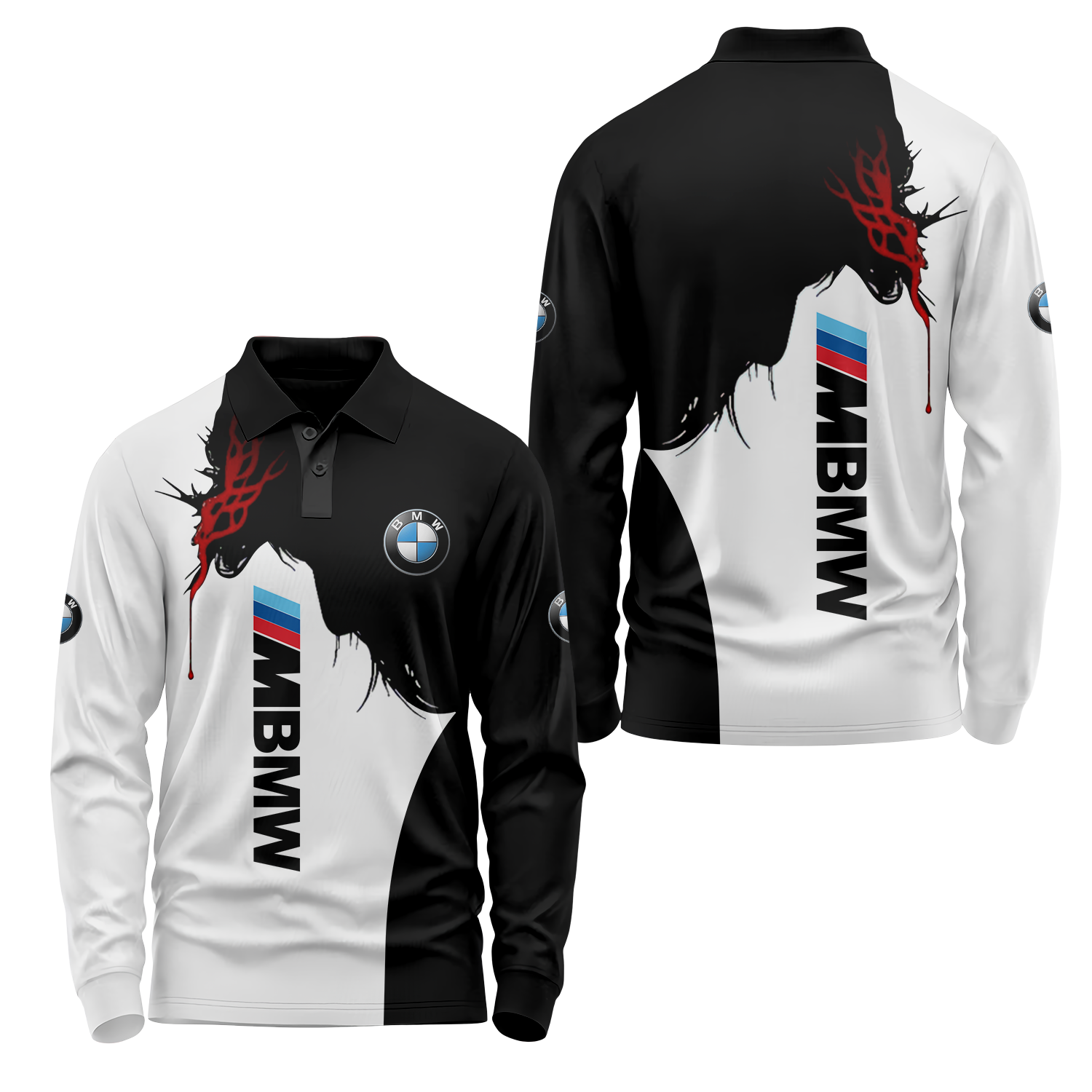 BMW Long Sleeve Polo USPL584