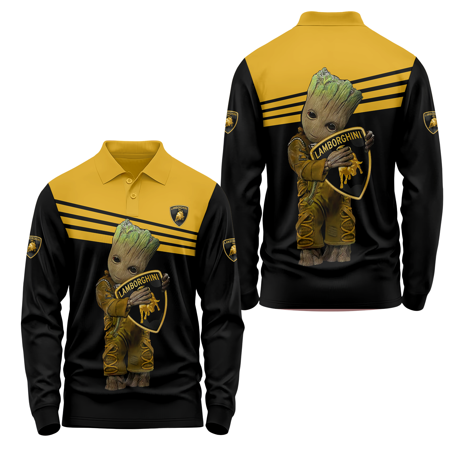 Lamborghini Long Sleeve Polo USPL680