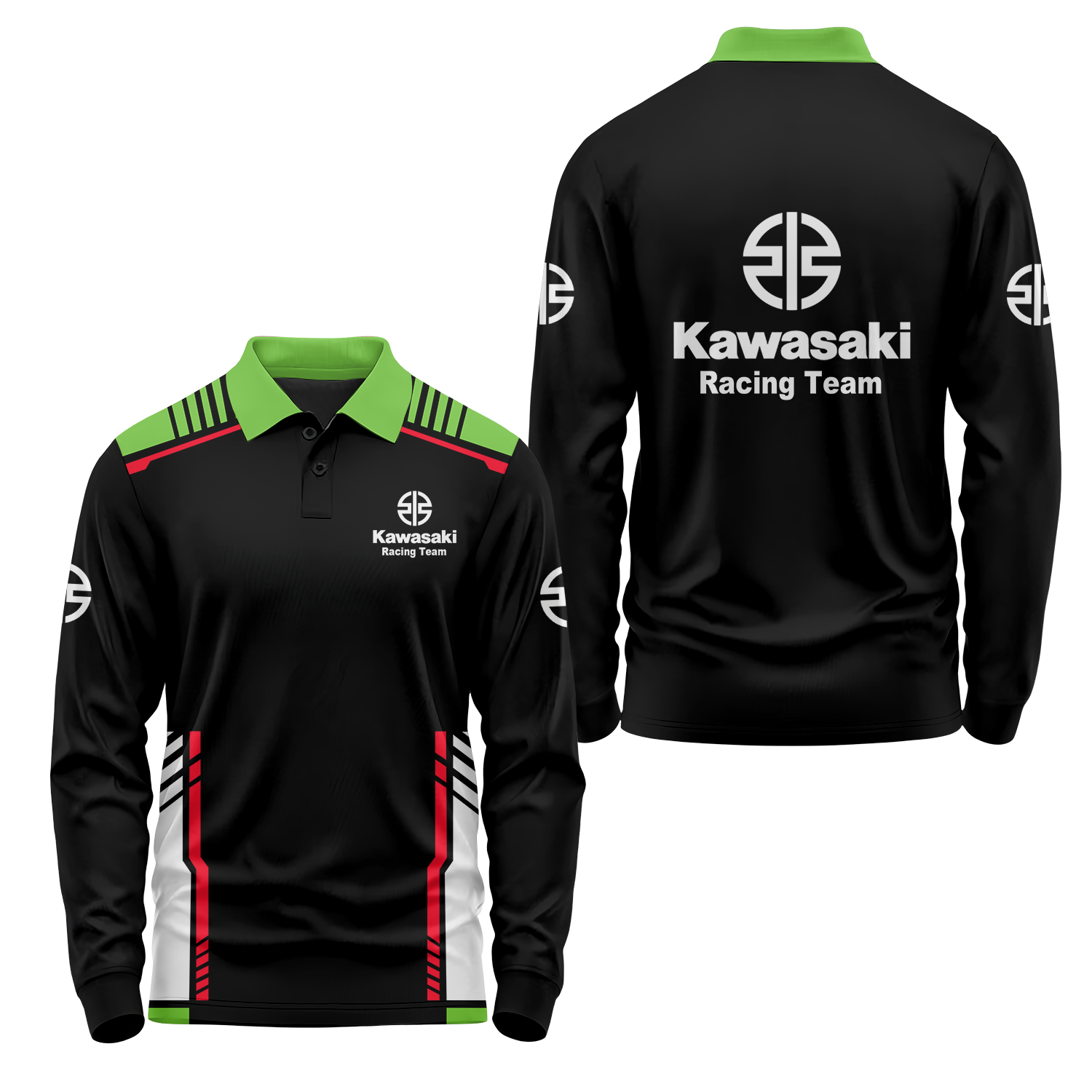 Kawasaki Long Sleeve Polo USPL871