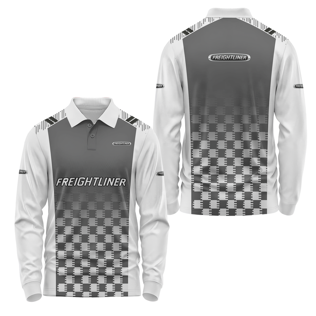 Freightliner Long Sleeve Polo USPL1676