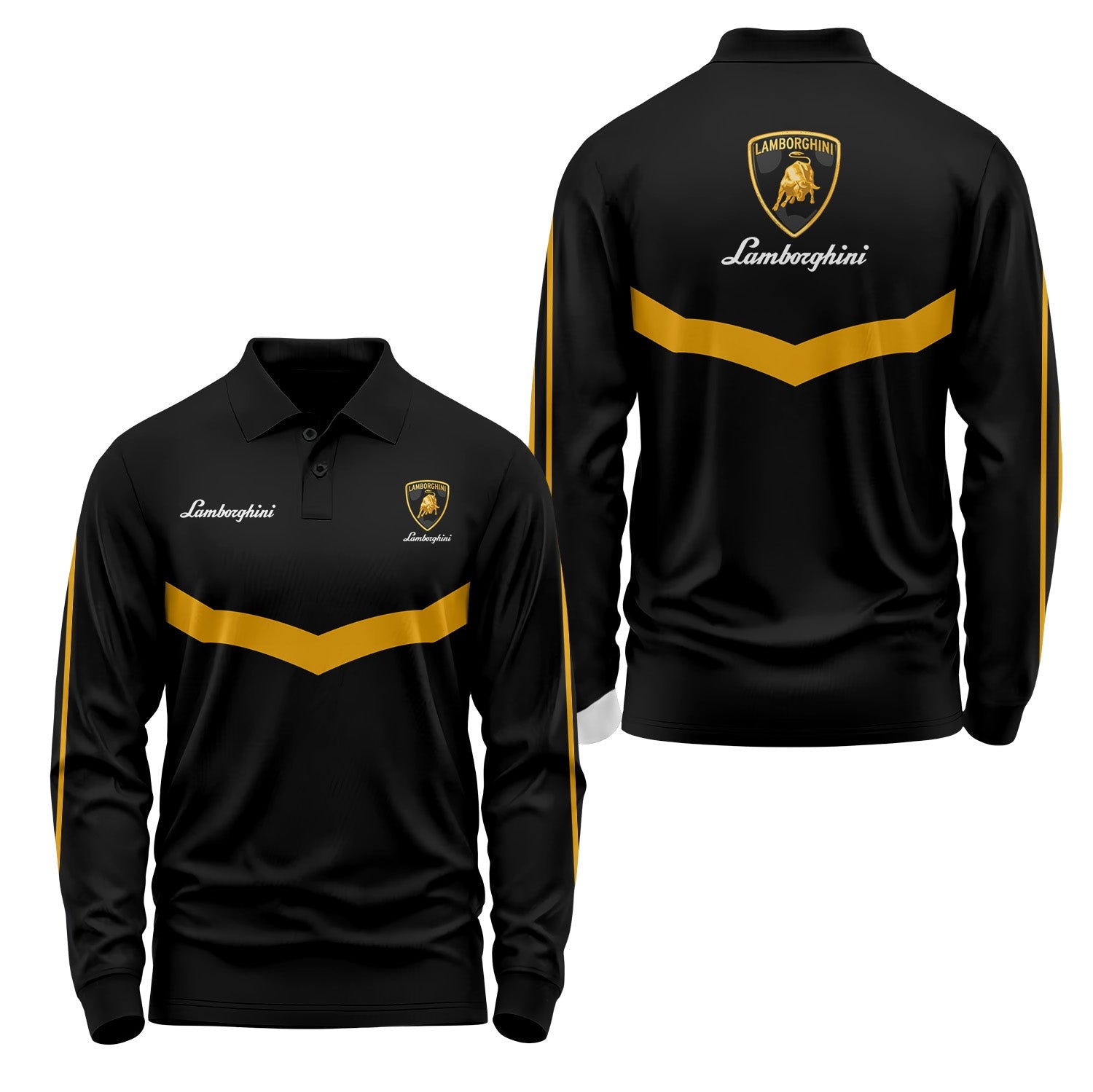 Lamborghini Long Sleeve Polo USPL668