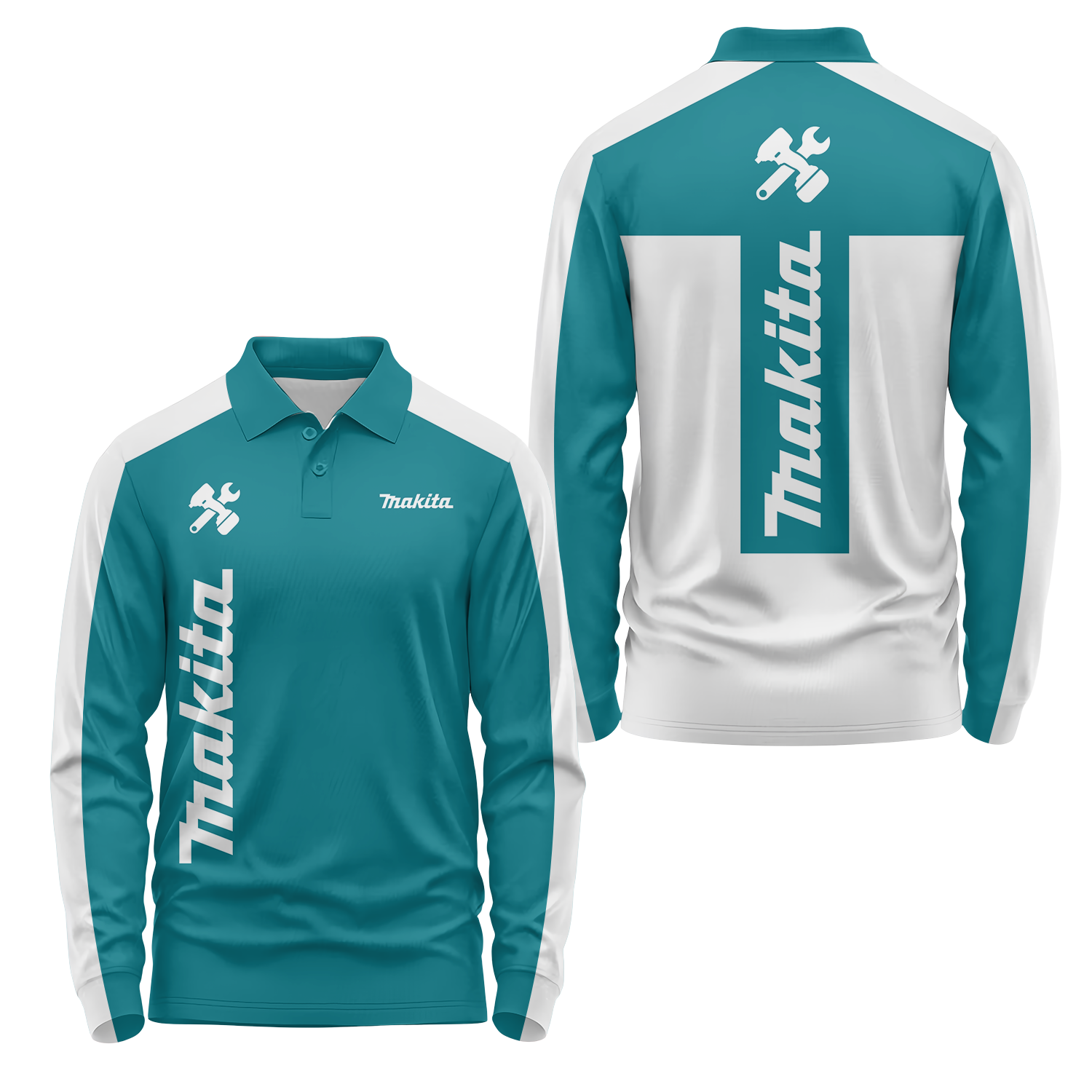 Makita Long Sleeve Polo USPL1423