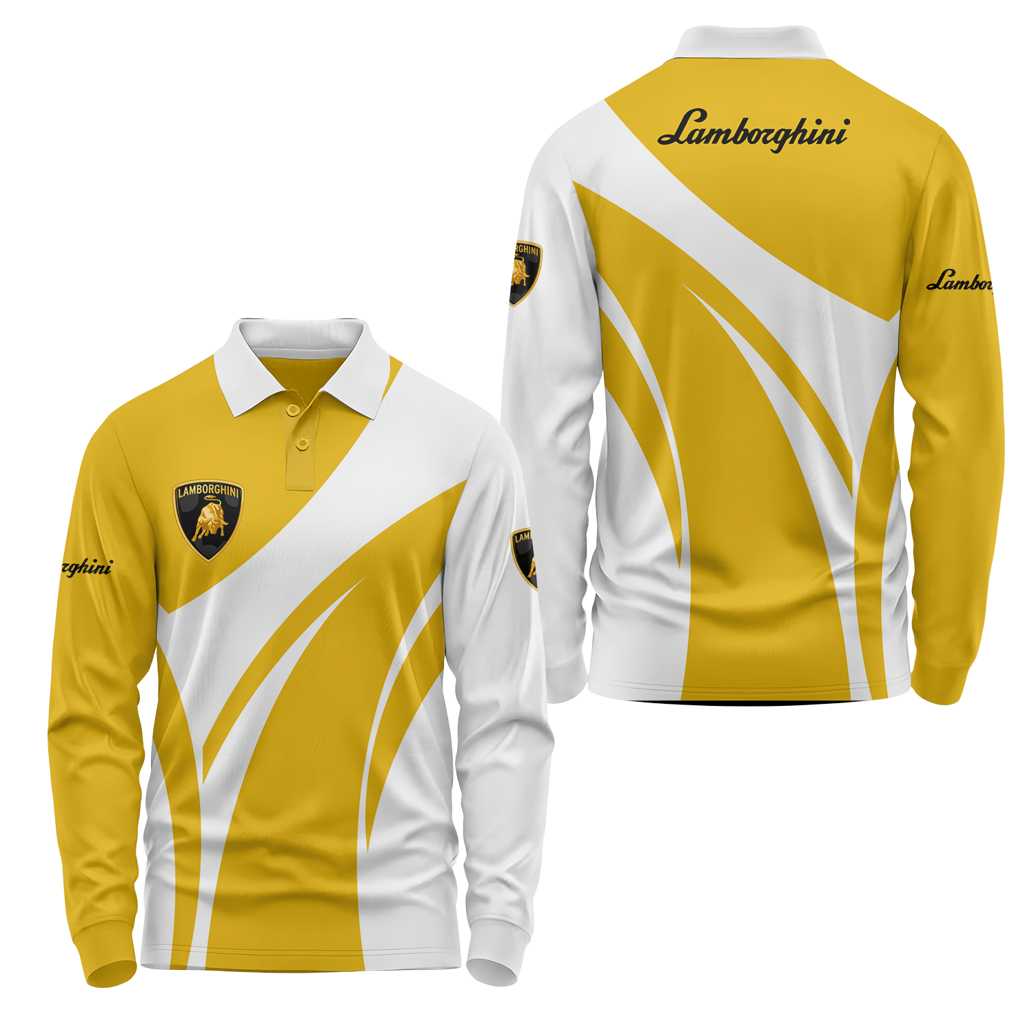Lamborghini Long Sleeve Polo USPL718