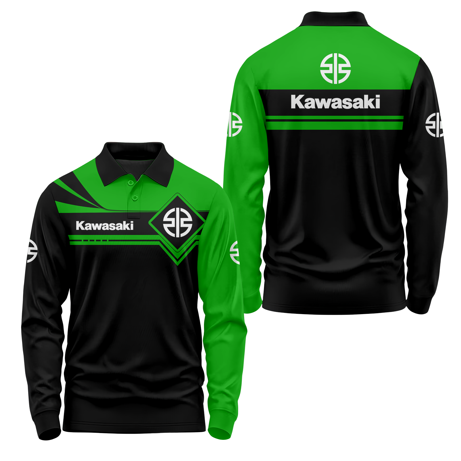 Kawasaki Long Sleeve Polo USPL872
