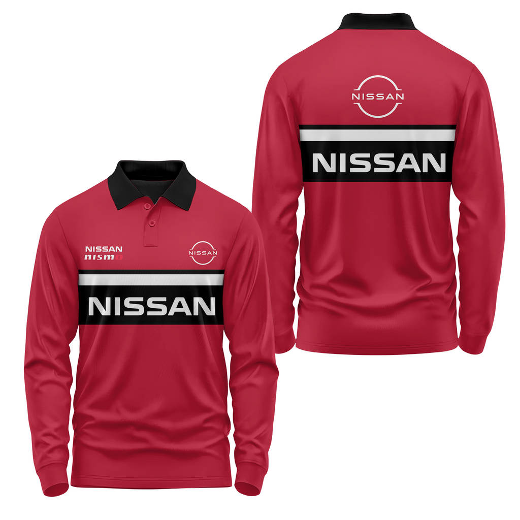 Nissan Long Sleeve Polo USPL1157