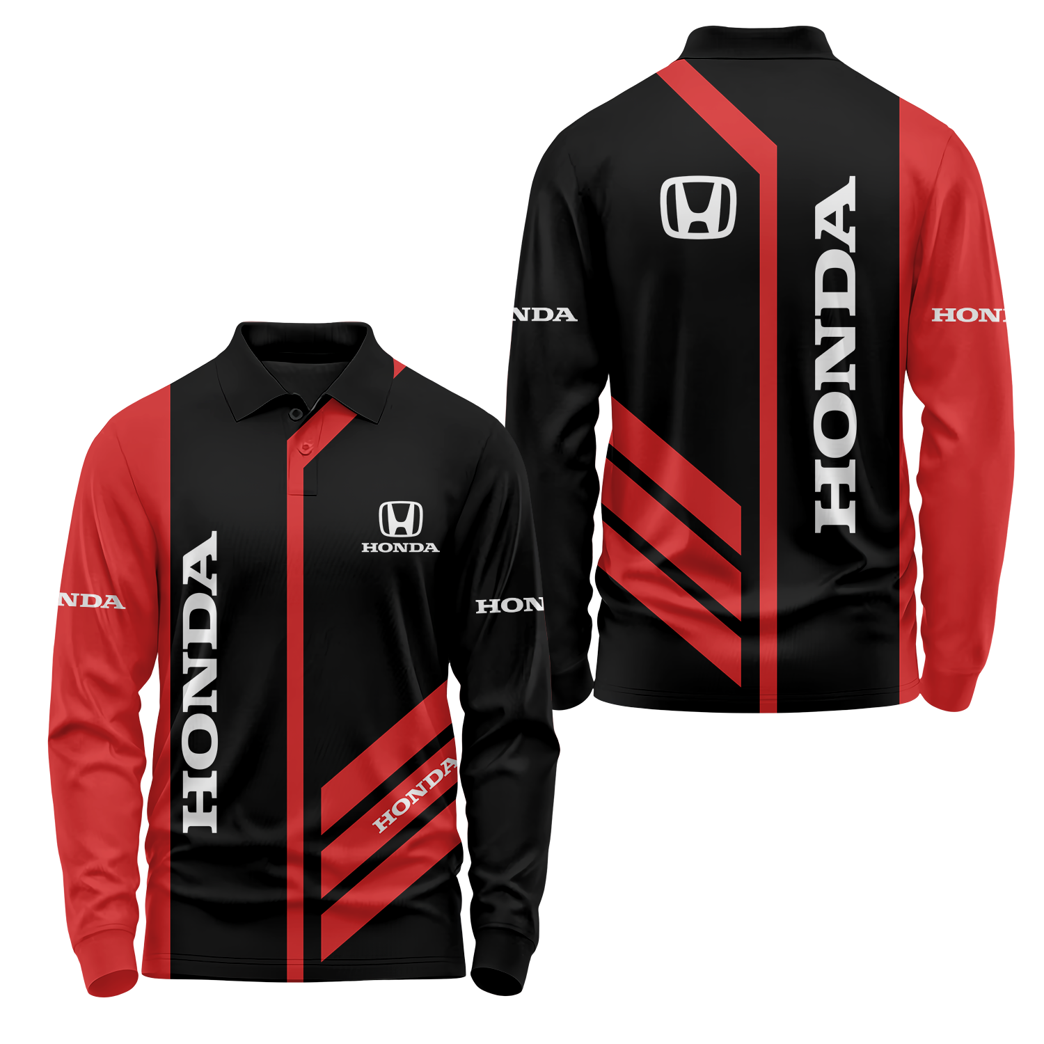 Honda Long Sleeve Polo USPL1061