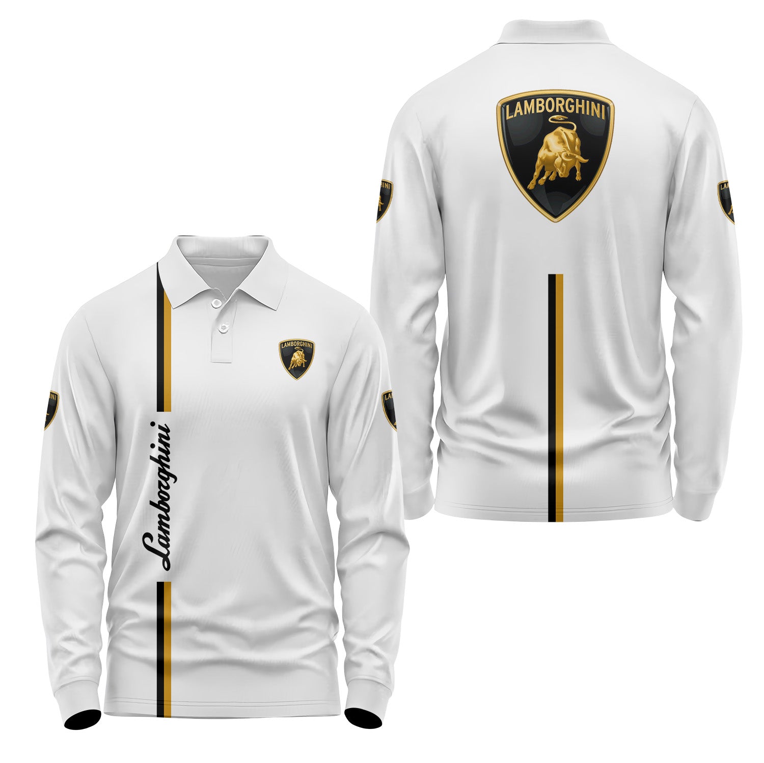 Lamborghini Long Sleeve Polo USPL669