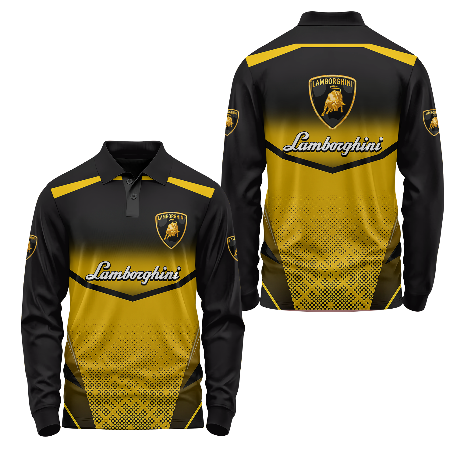 Lamborghini Long Sleeve Polo USPL711