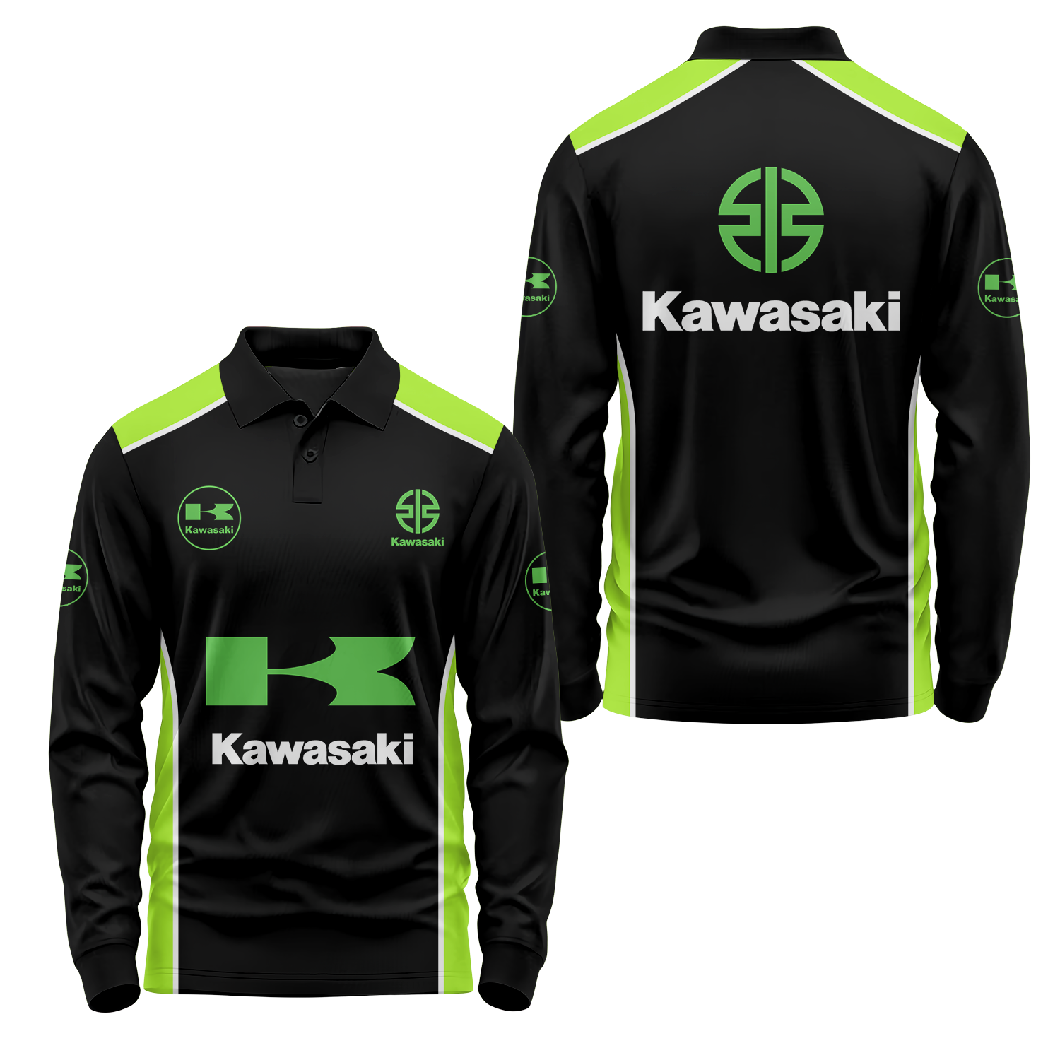 Kawasaki Long Sleeve Polo USPL873