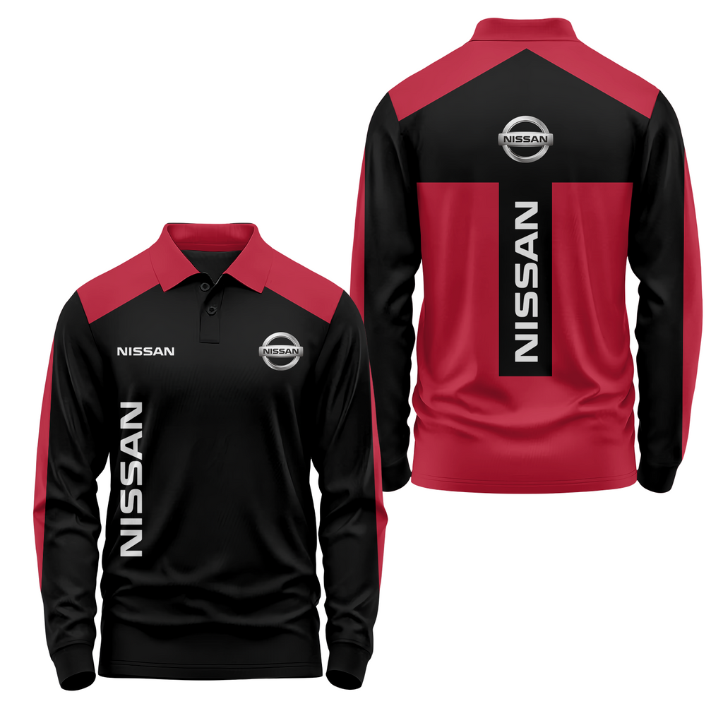 Nissan Long Sleeve Polo USPL1153