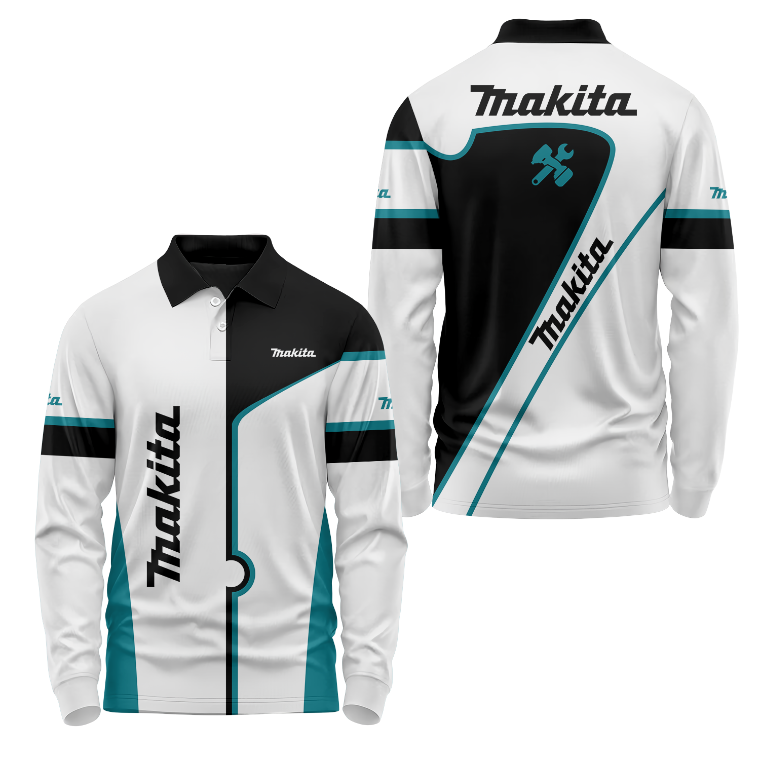 Makita Long Sleeve Polo USPL1413