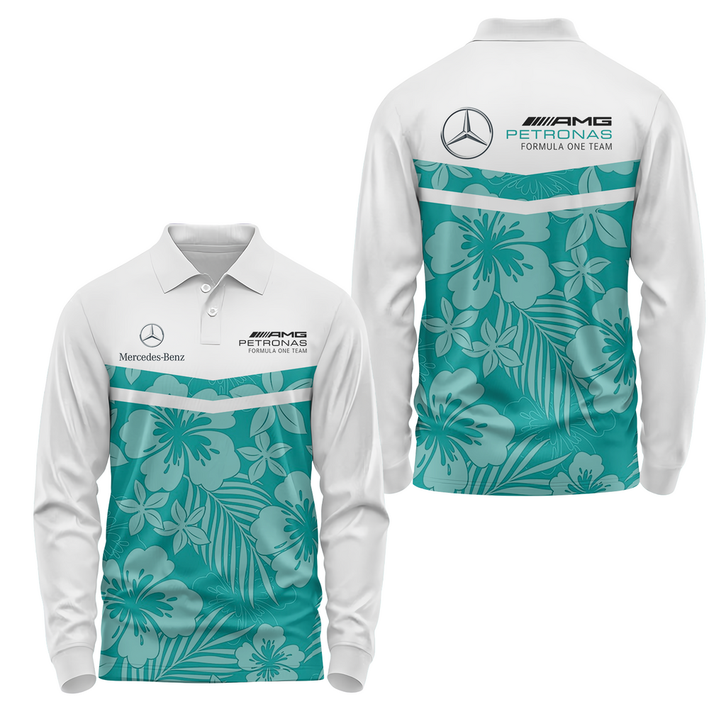 Mercedes Long Sleeve Polo USPL120