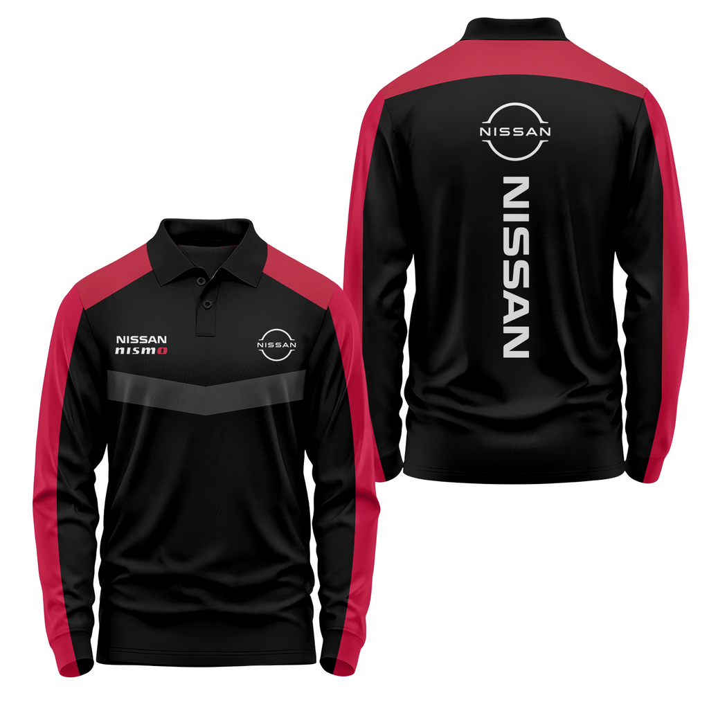 Nissan Long Sleeve Polo USPL1156