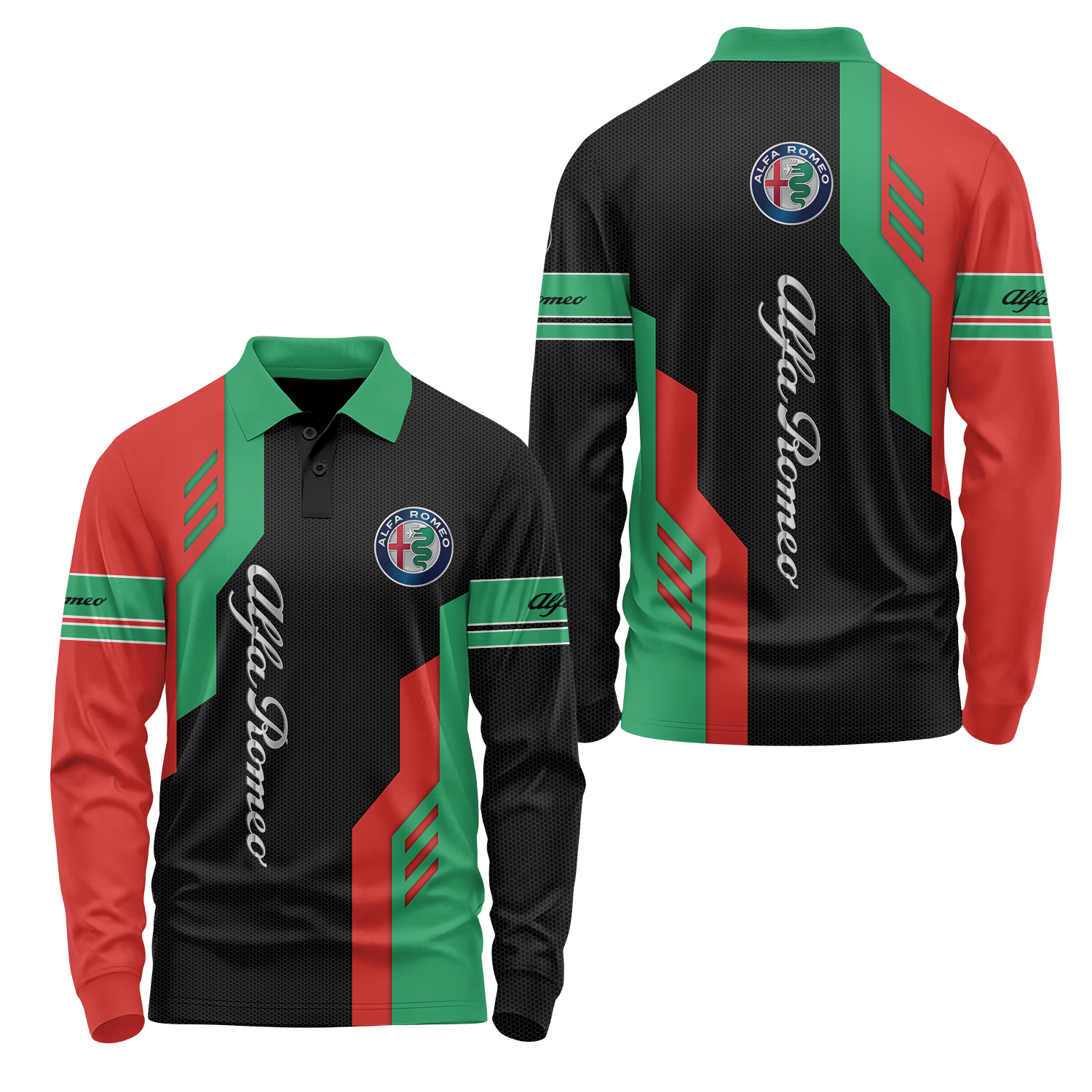 Alfa Romeo Long Sleeve Polo USPL650