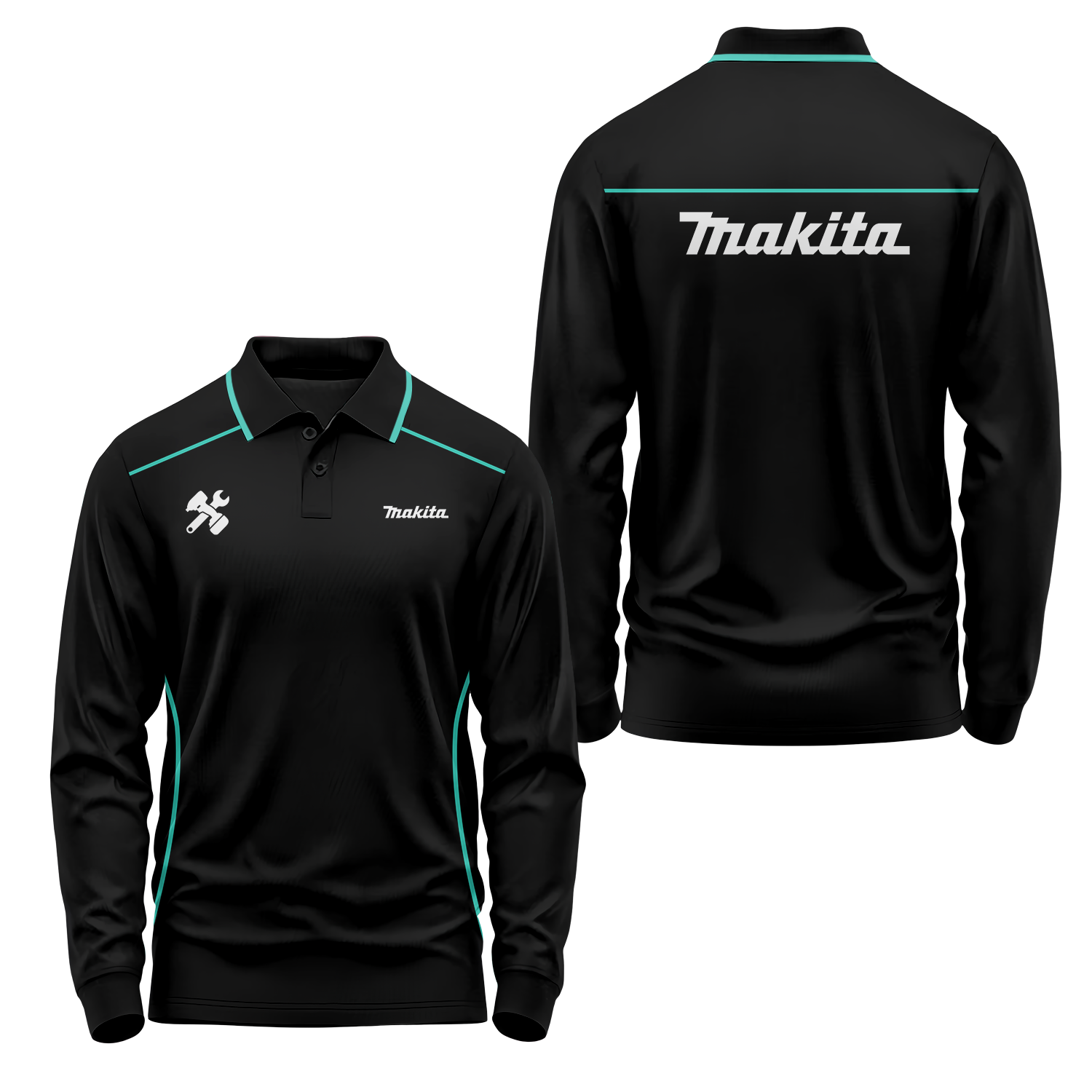 Makita Long Sleeve Polo USPL1415