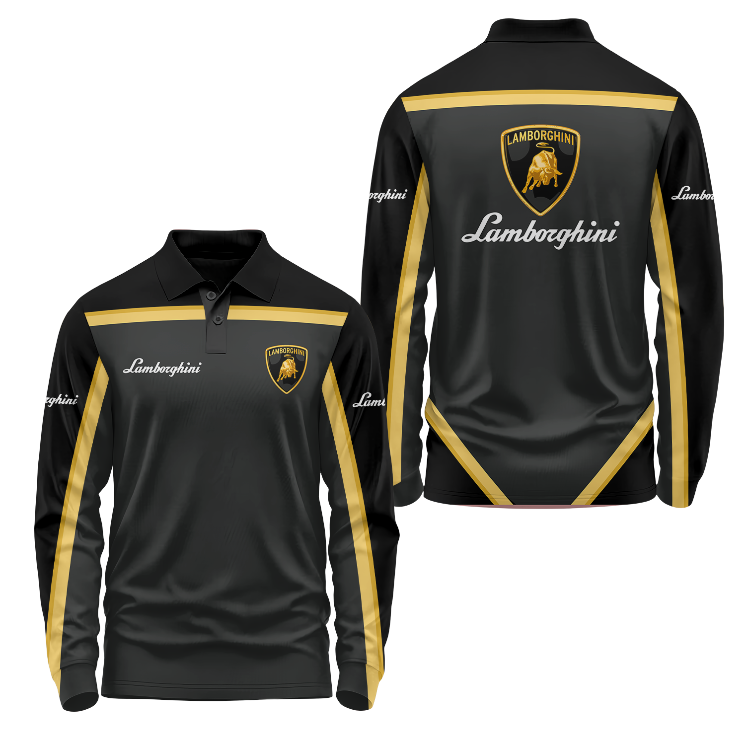 Lamborghini Long Sleeve Polo USPL687