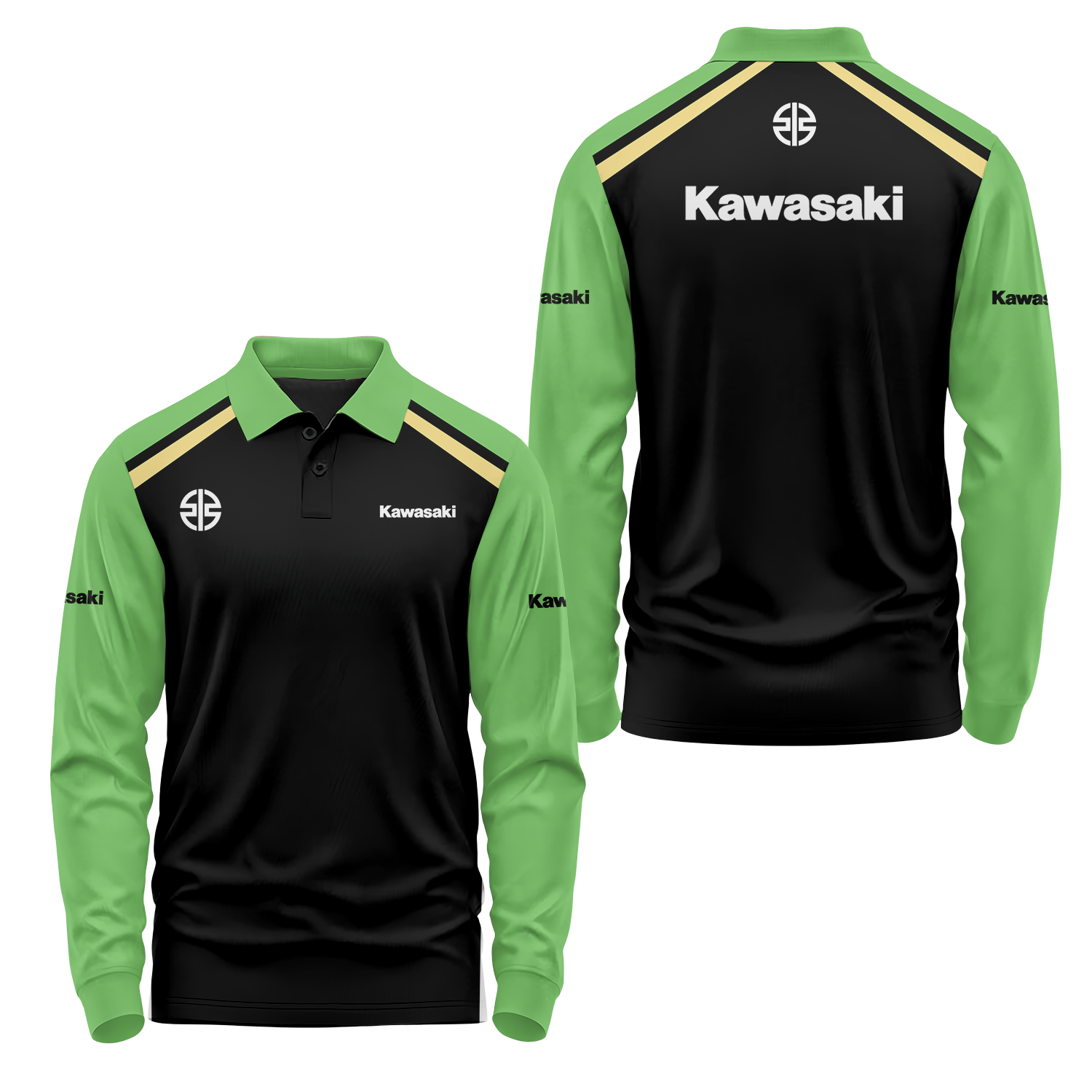 Kawasaki Long Sleeve Polo USPL874
