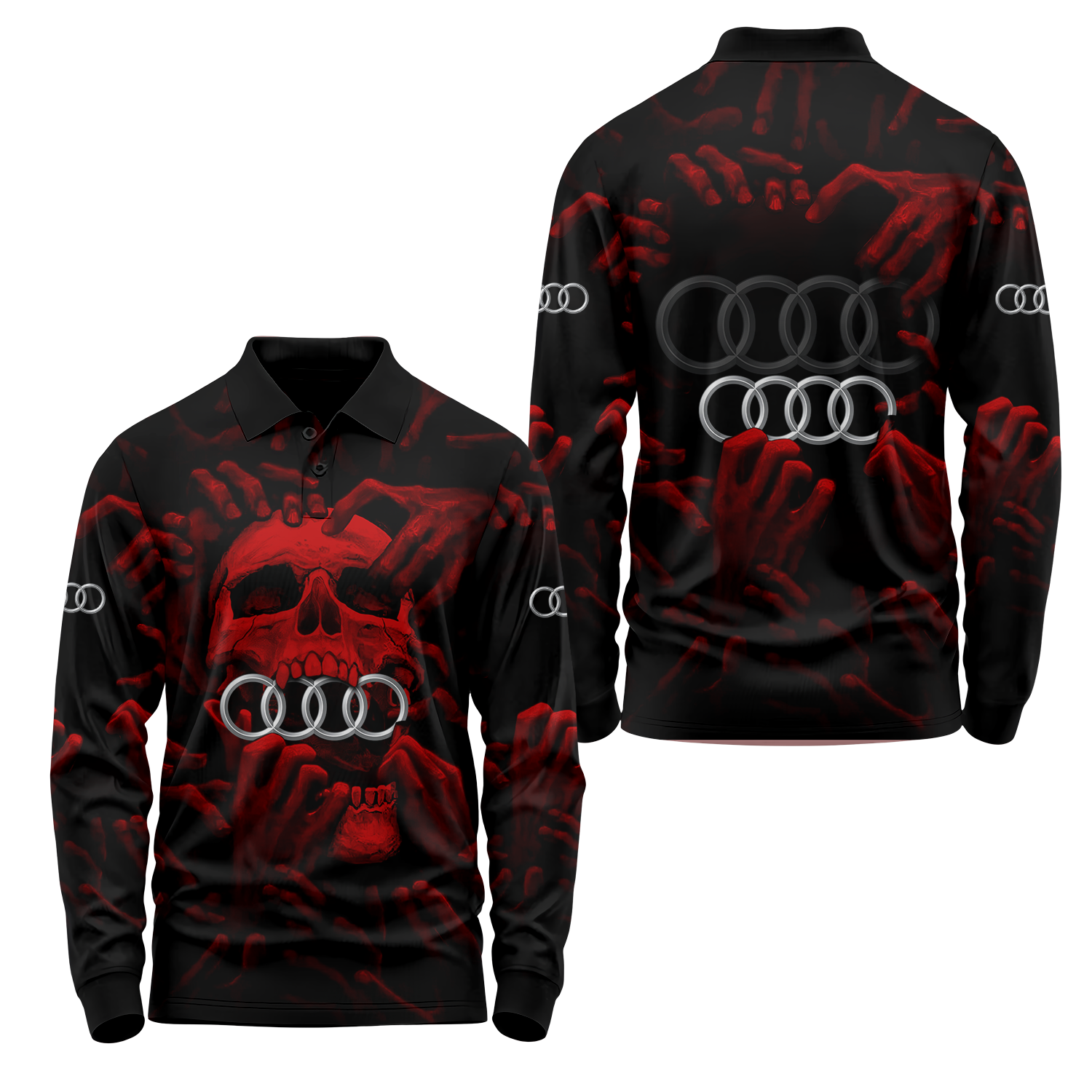 Audi Long Sleeve Polo USPL777