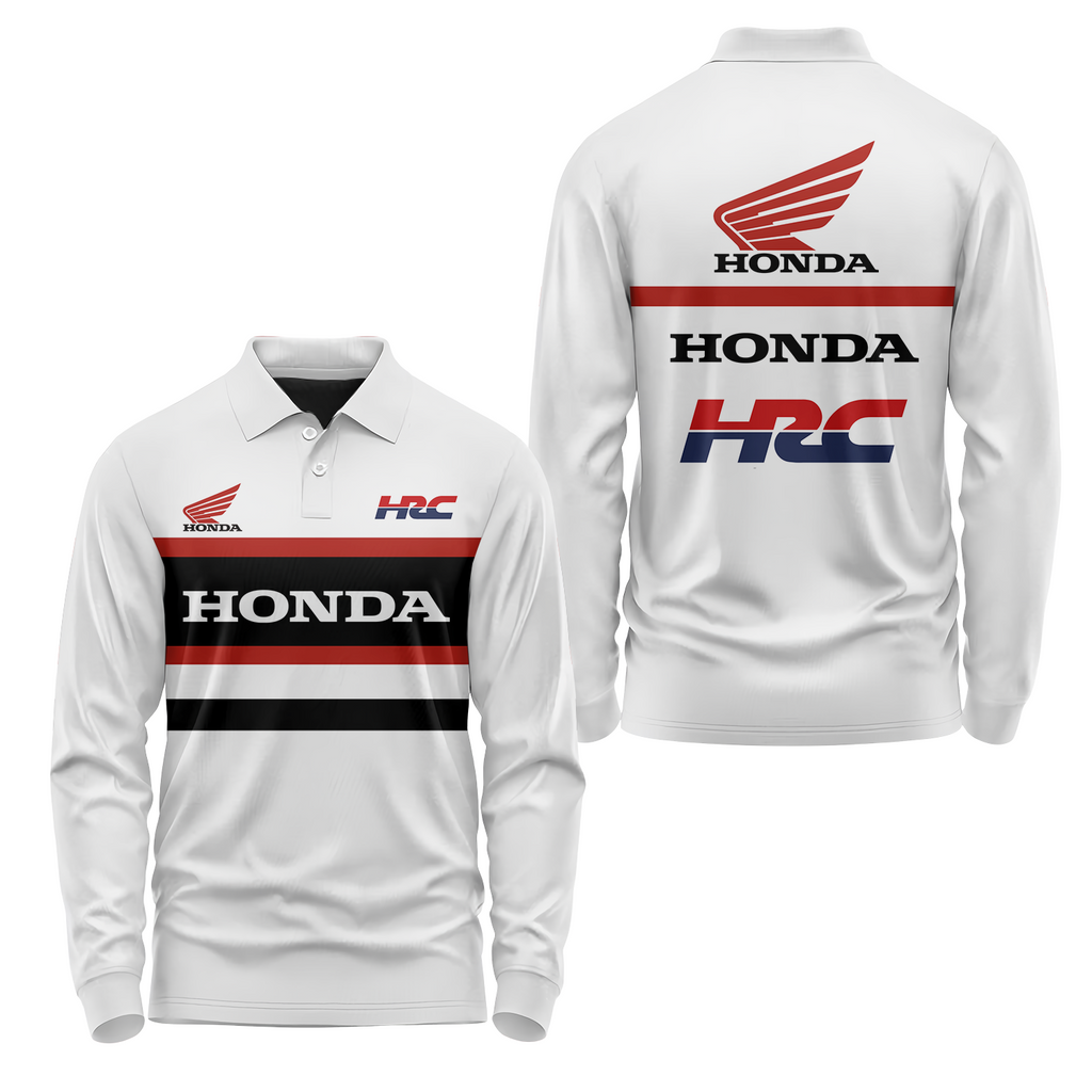 Honda Long Sleeve Polo USPL1045