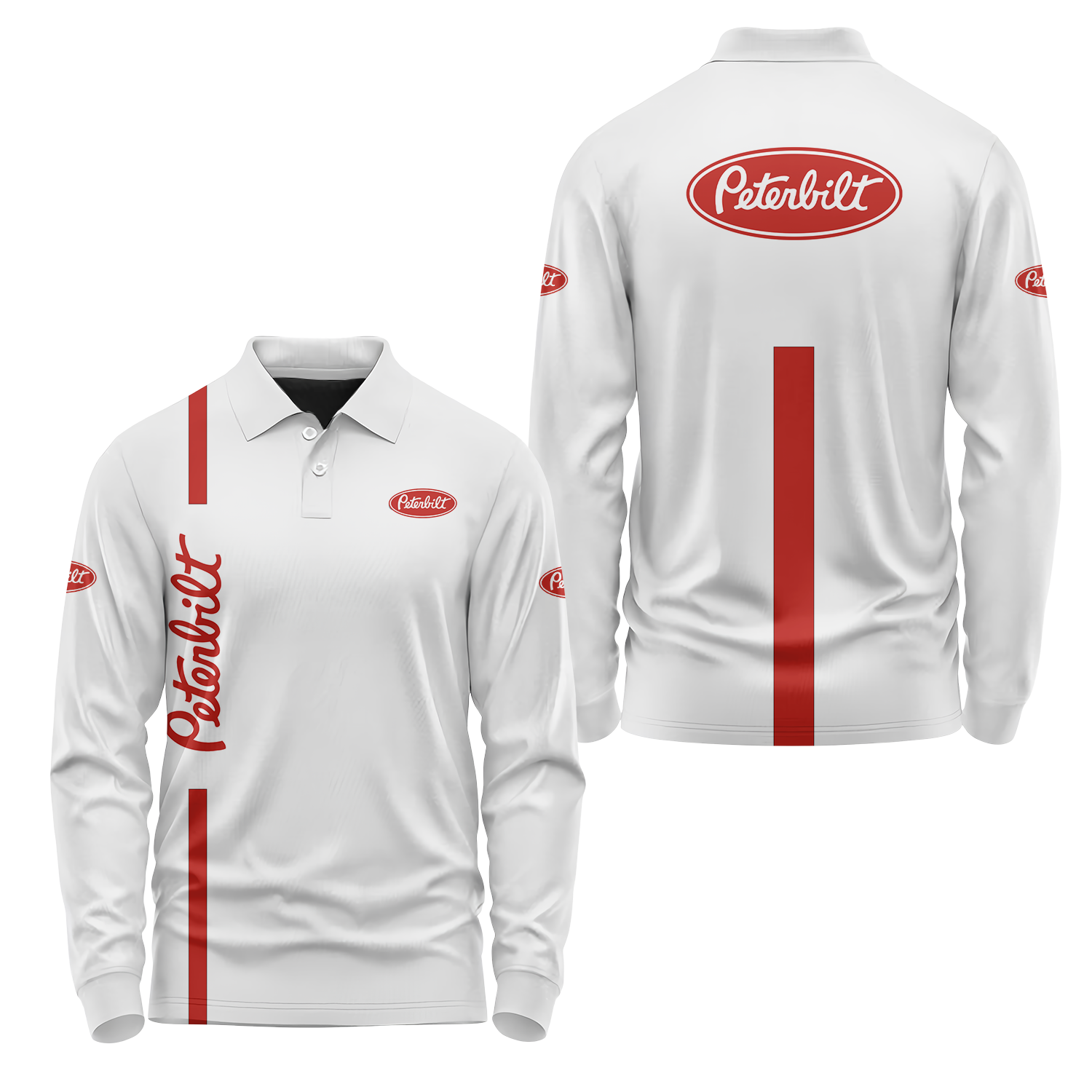 Peterbilt Long Sleeve Polo USPL1712