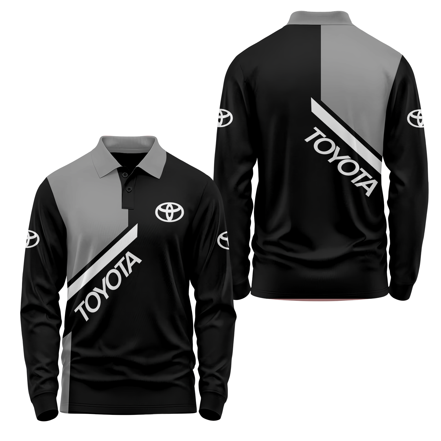 Toyota Long Sleeve Polo USPL802