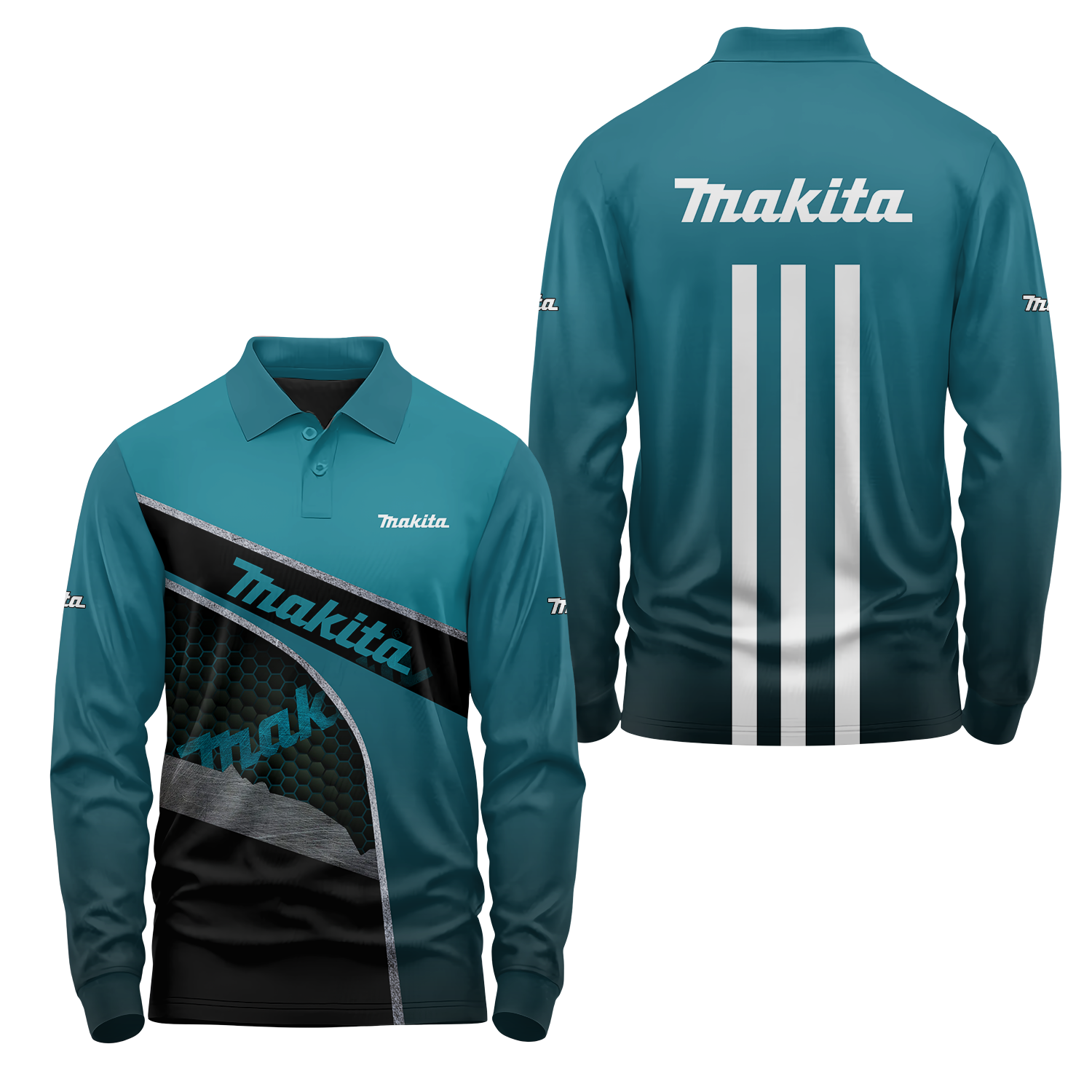 Makita Long Sleeve Polo USPL1398