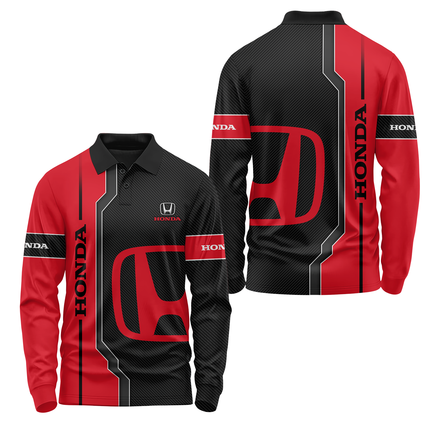 Honda Long Sleeve Polo USPL1055