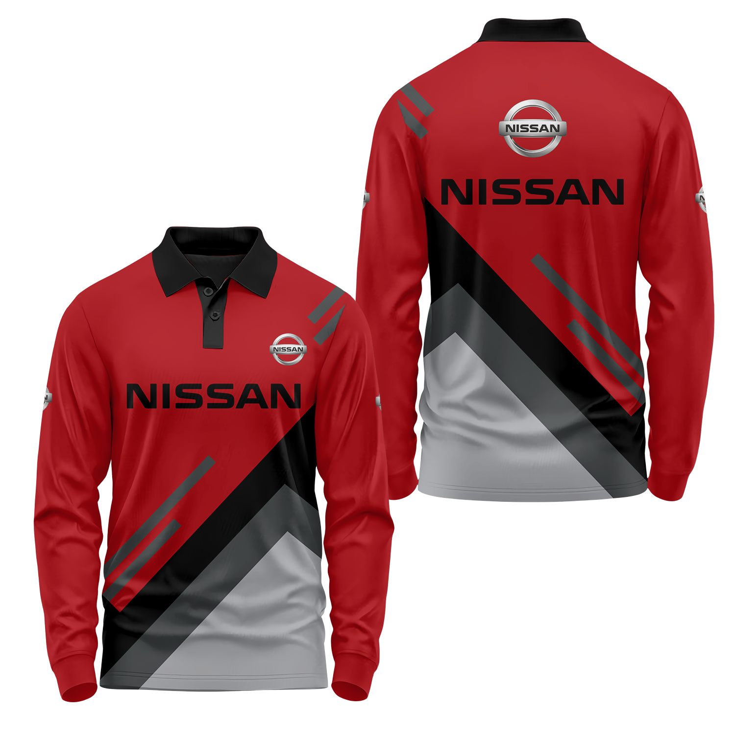 Nissan Long Sleeve Polo USPL1138