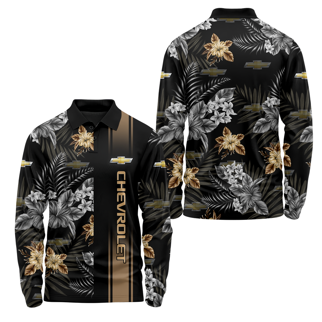Chevrolet Long Sleeve Polo USPL998