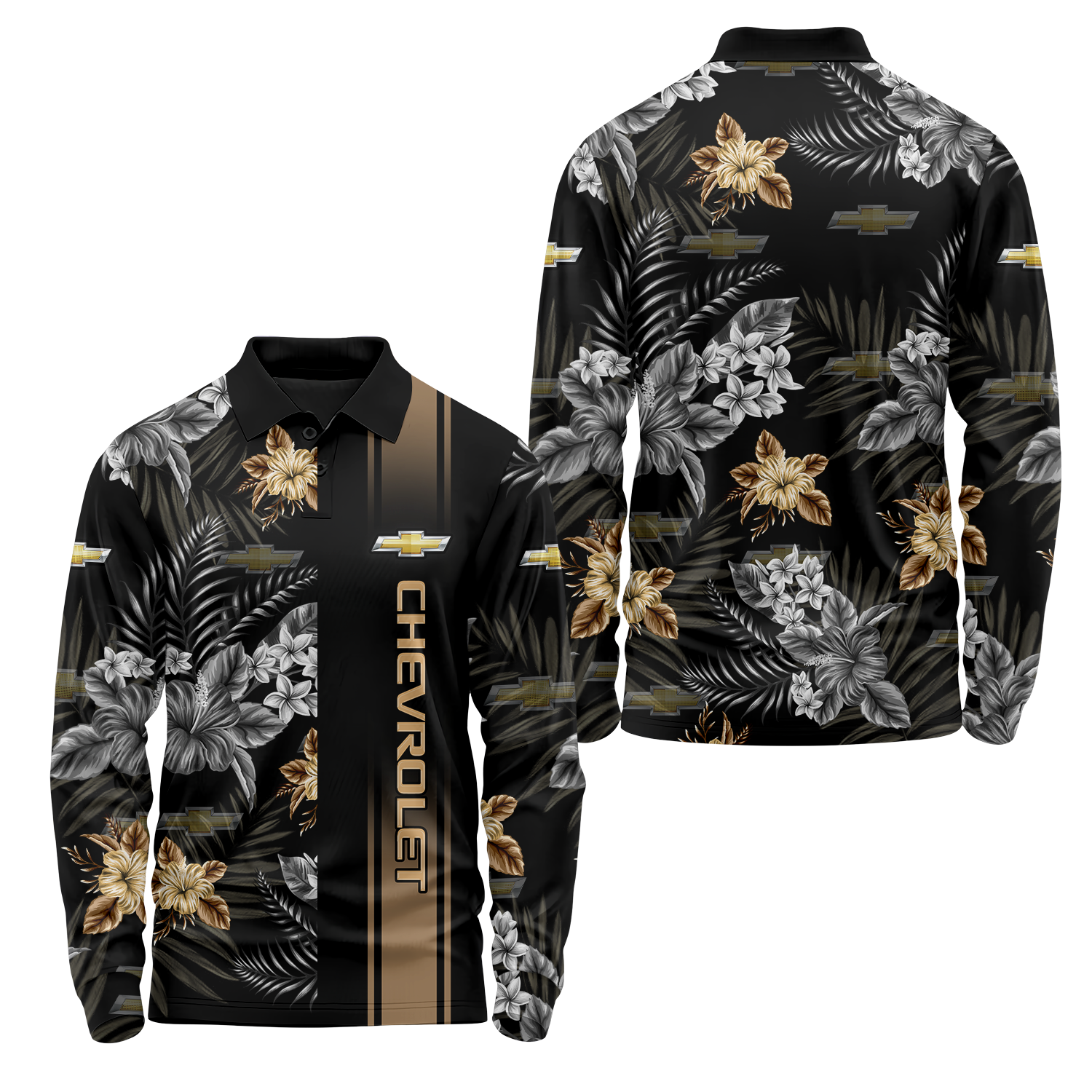 Chevrolet Long Sleeve Polo USPL998
