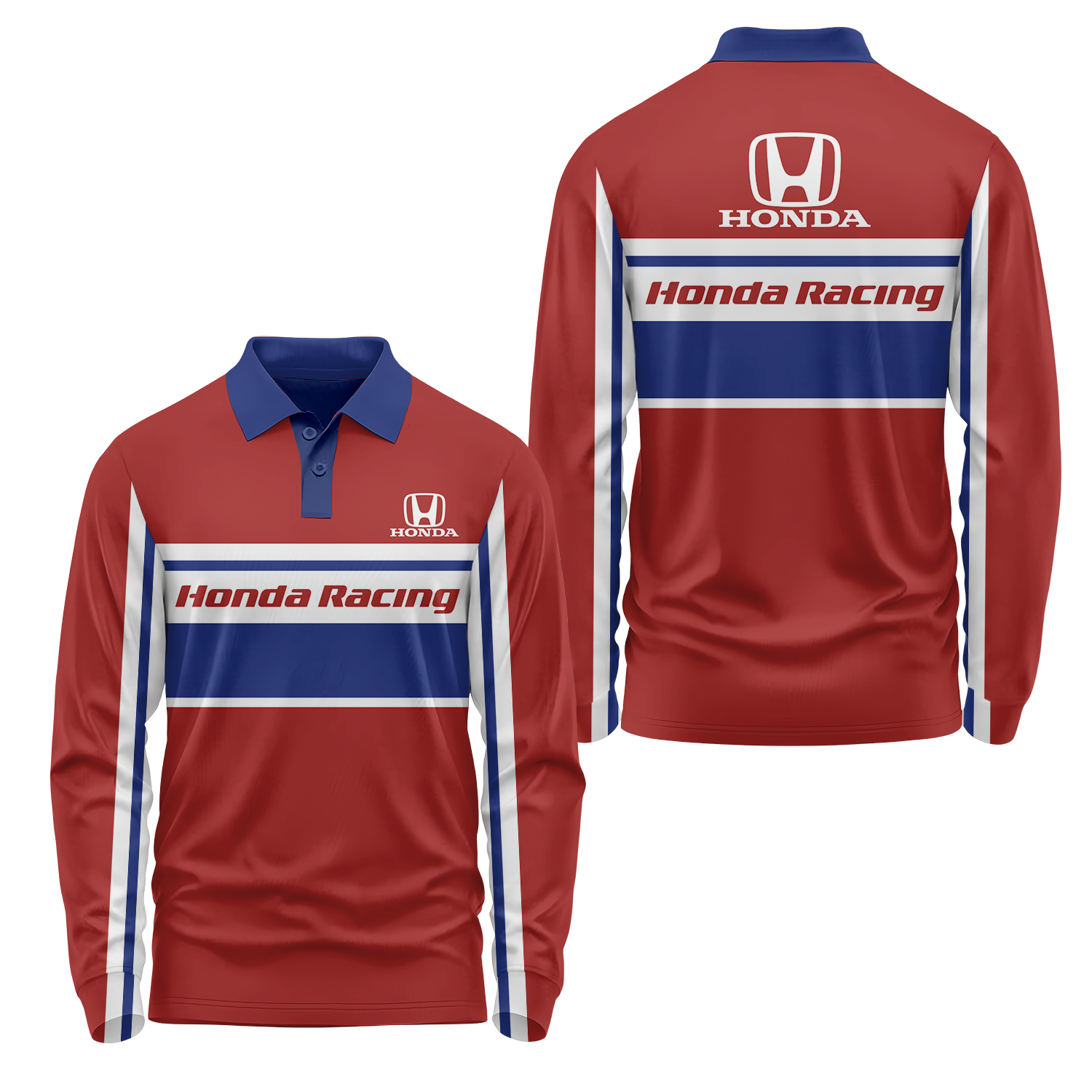 Honda Long Sleeve Polo USPL1047