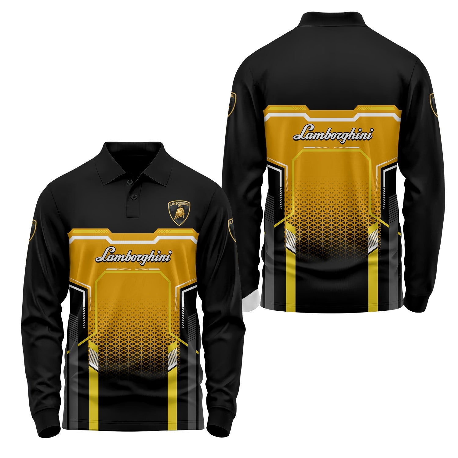 Lamborghini Long Sleeve Polo USPL705