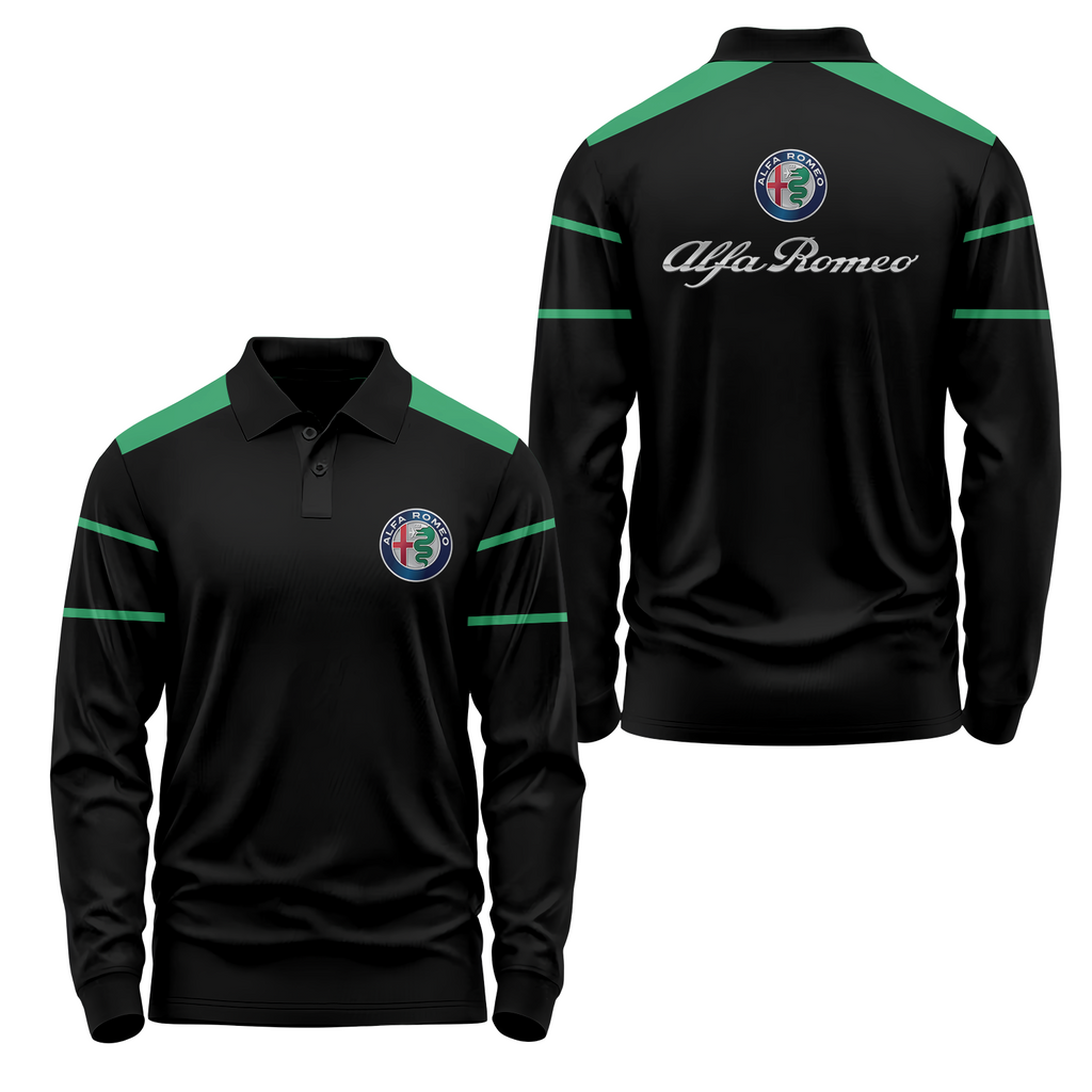 Alfa Romeo Long Sleeve Polo USPL645
