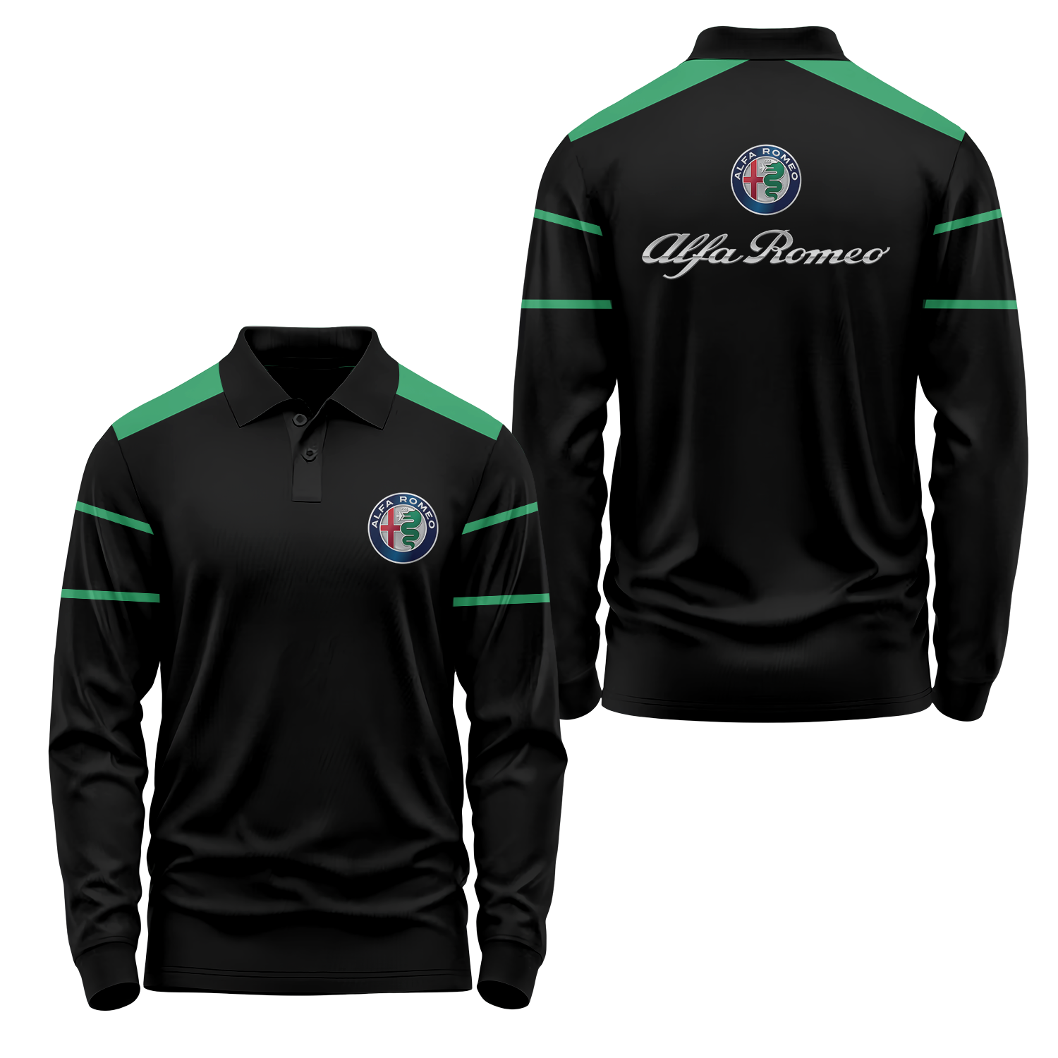 Alfa Romeo Long Sleeve Polo USPL645