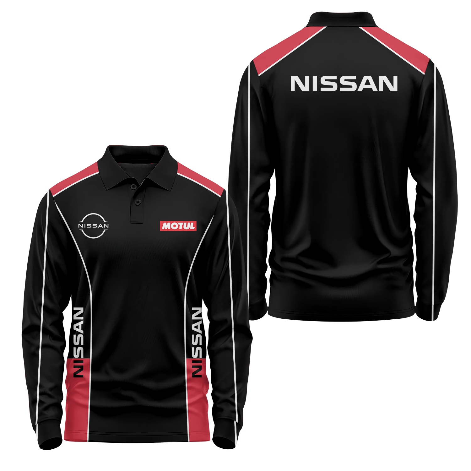 Nissan Long Sleeve Polo USPL1123