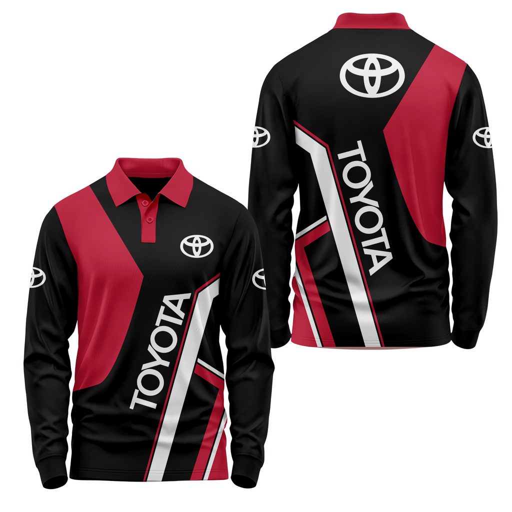 Toyota Long Sleeve Polo USPL801