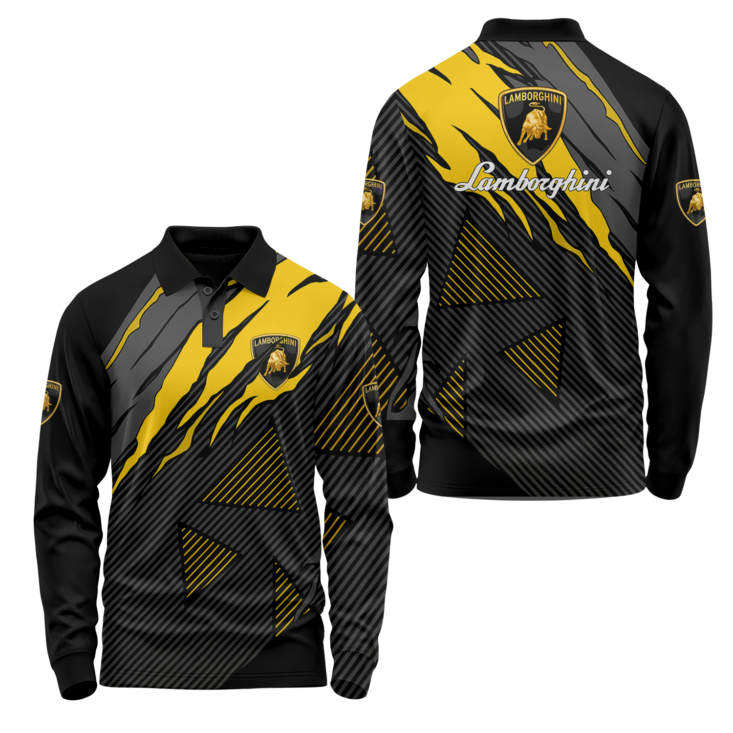 Lamborghini Long Sleeve Polo USPL707