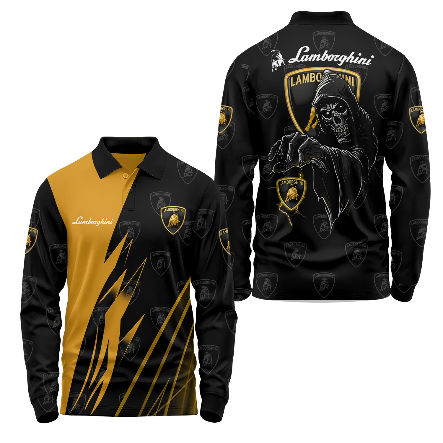 Lamborghini Long Sleeve Polo USPL699