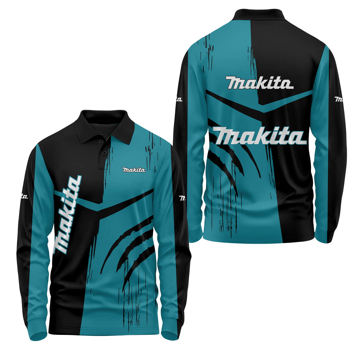 Makita Long Sleeve Polo USPL1401