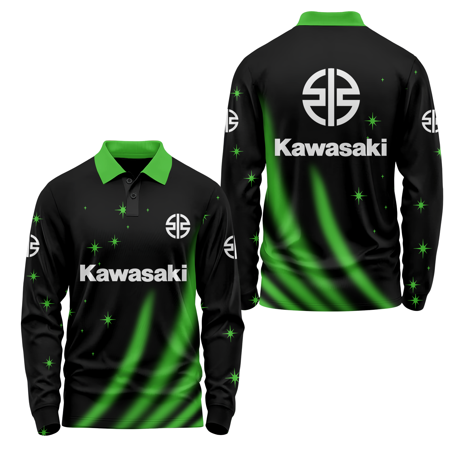 Kawasaki Long Sleeve Polo USPL883