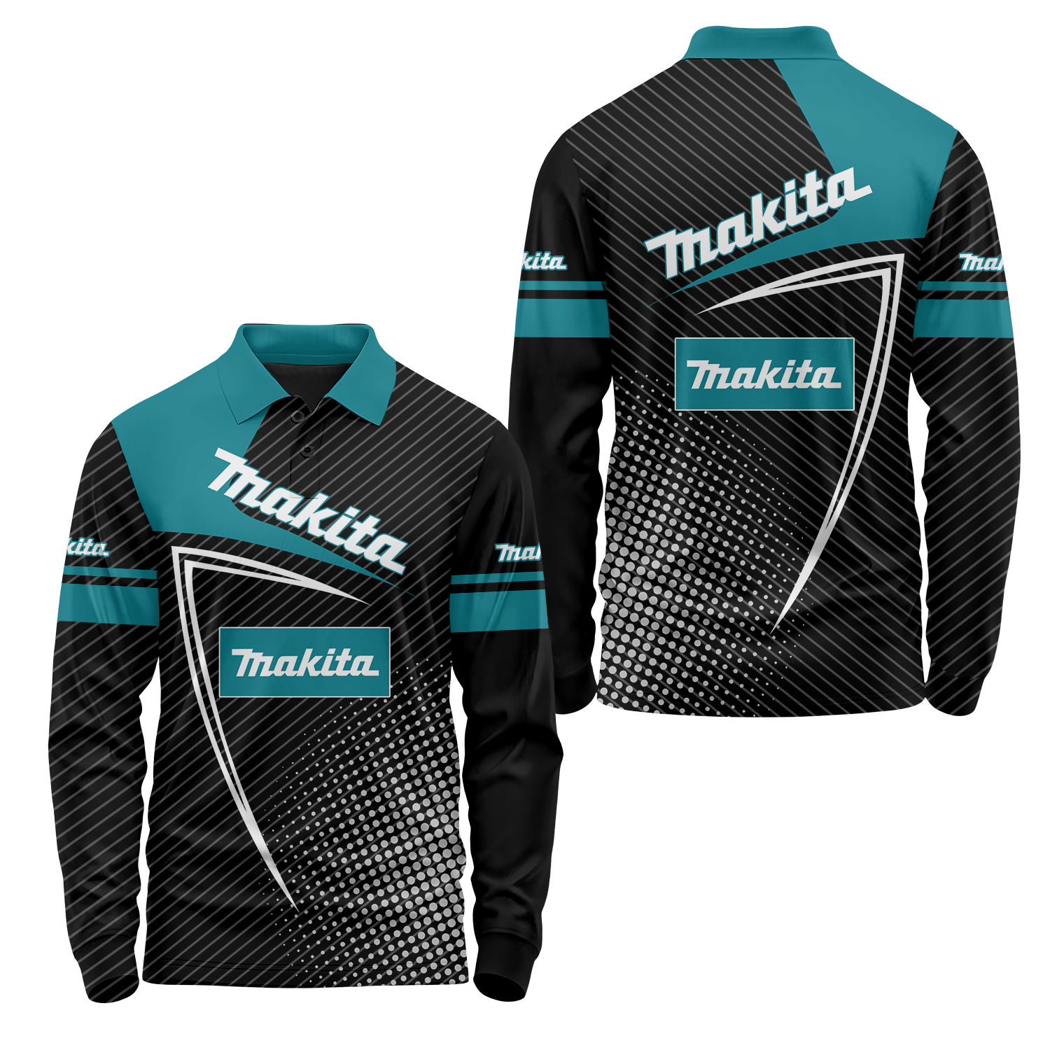 Makita Long Sleeve Polo USPL1393