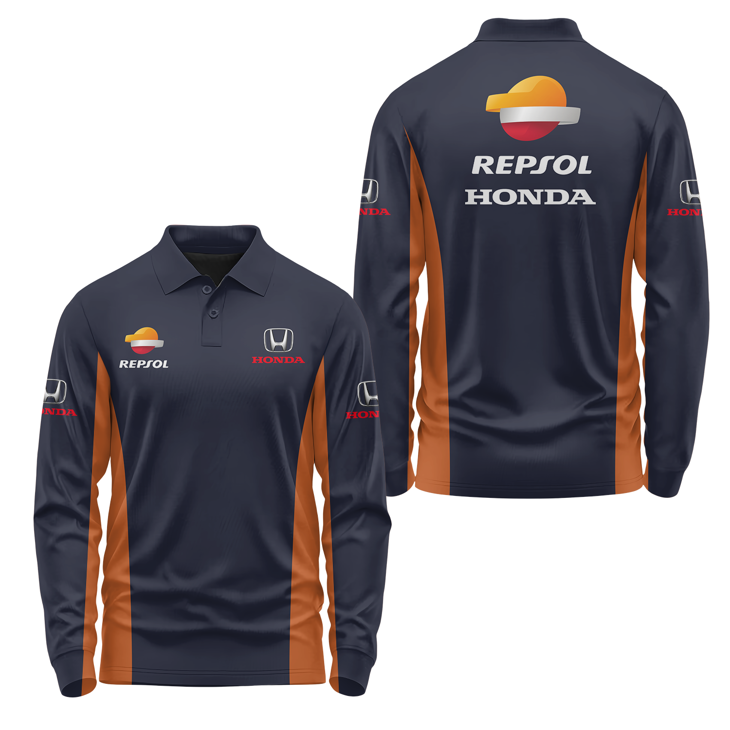 Honda Long Sleeve Polo USPL1049
