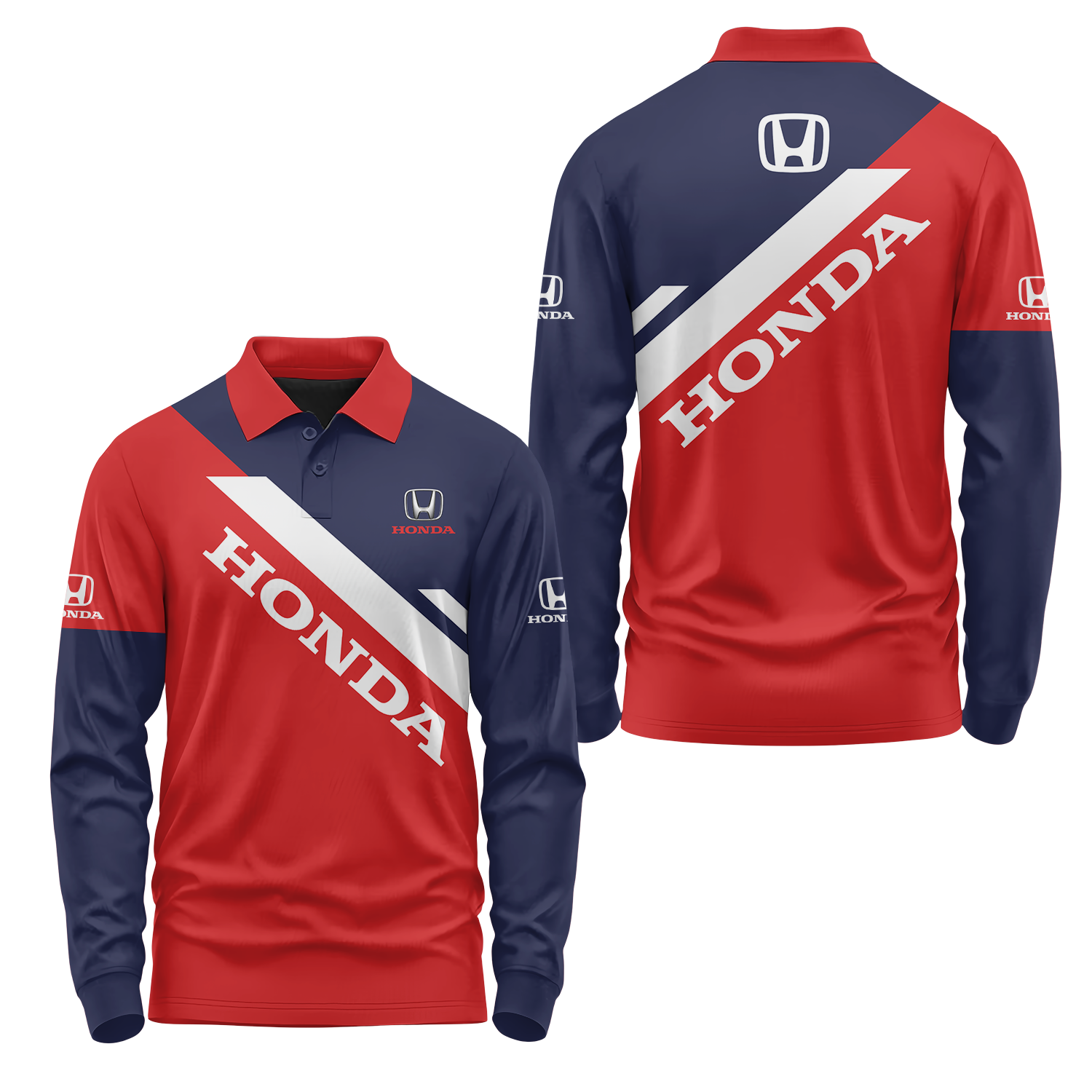 Honda Long Sleeve Polo USPL1058